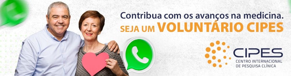 Contribua com os avanços na medicina. Seja um voluntário CIPES.
